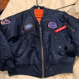 Logic Merch-utility bomber jacket